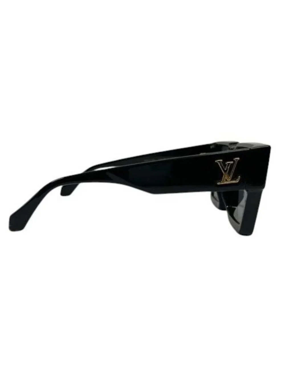 Louis Vuitton Sunglasses Eyewear Cyclone Monogram Flower Swarovski Black